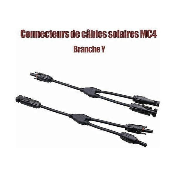 2 st MC4 Solcellskontakt Kabel Solpanel Kontakt Kabel
