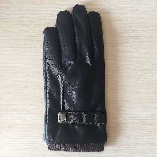 Cykling Handsker Herre Vinterhandsker Herre Vinter Fleece Handsker Vinter Fiskeri Handsker Tykke Læderhandsker Læder Touchscreen Handsker