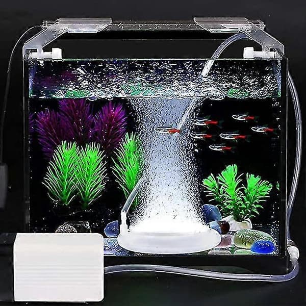 Bubble Stone Akvarium Luftdiffusor, boll Bubble Diffuser Luftsten Cylinder Bubble Stone, nanoskala (ShiKai)