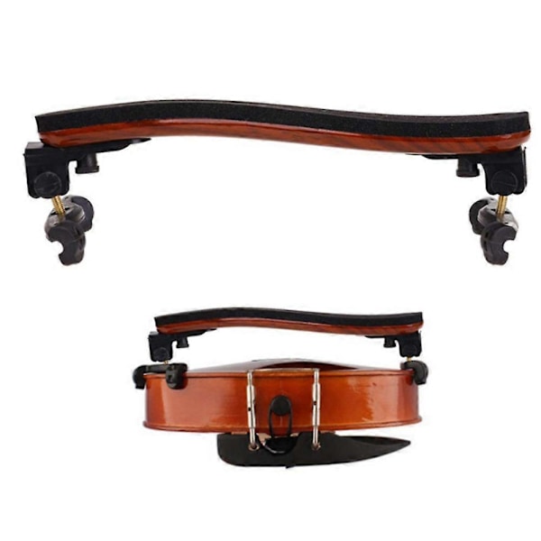 Violin Axelstöd Professionellt 3/4 4/4 Justerbart Axelstöd i Lönnträ Violin Delar Tillbehör