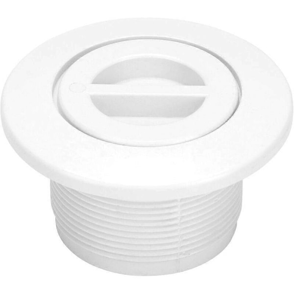 Ersättningsplugg för pool, pooltillbehör, vattenutsugningsavlopp med lock, rengöringsöppning, droppavlopp, poolavloppsutrustning (Vit