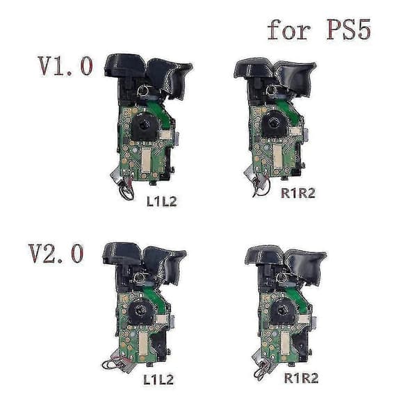Vänster Höger Axelknappar-för Ps5 L1 L2-r1 R2 Trigger Controller Kretskort
