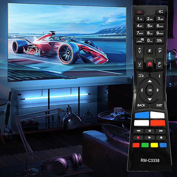 Fjernkontroll for TV, erstatning TV-fjernkontroll RM-C3338 for LT24C680