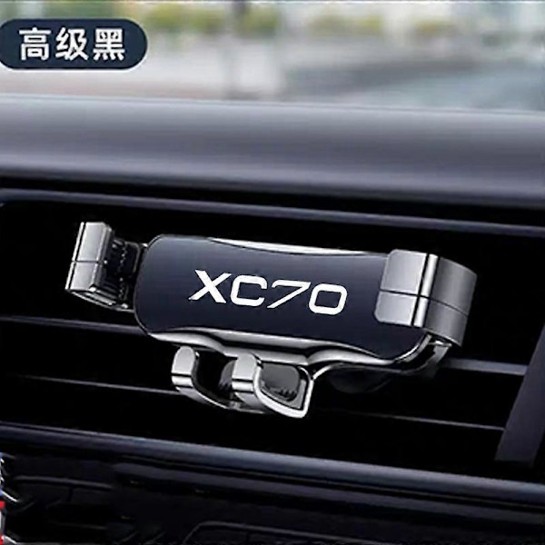 Auton puhelinpidike, ilmastointiaukkoon kiinnitettävä GPS-teline Volvo XC70 -automalleihin