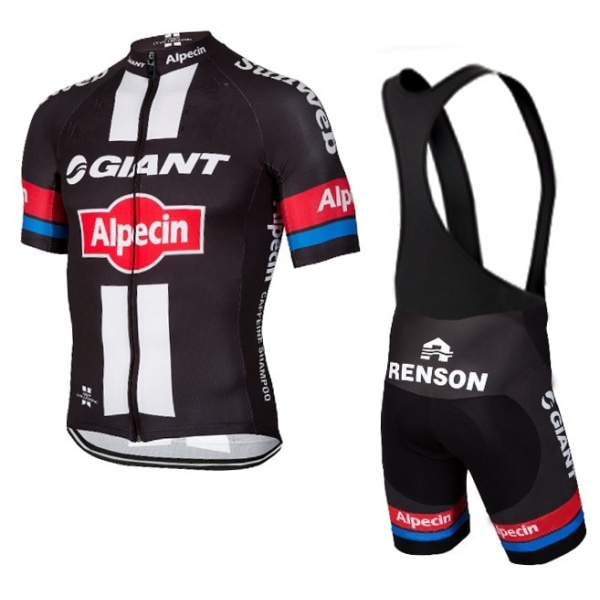 2023 Herr Kortärmad Jersey Set Ropa Ciclismo Hombre Summer GIANT Cykelkläder Outdoot Bib Shorts Kostym Cykeluniform jersey-2 XS