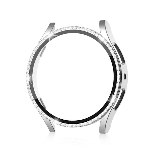 PC Urramme Etui til Samsung Galaxy Watch 6 40mm/44mm, Galaxy Watch 6 Etui Hårdt Materiale Bling Krystal Diamant Cover