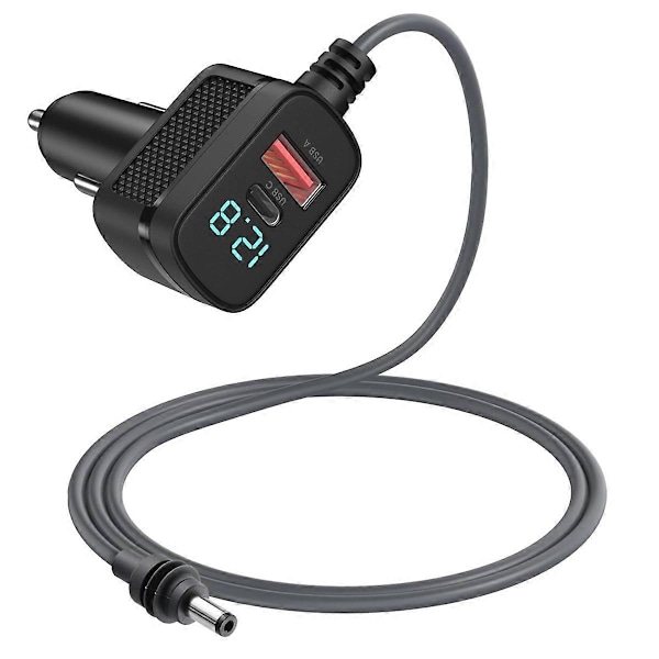 Billader for Mini Strømkabel, 12V-48V Adapter 3 meter