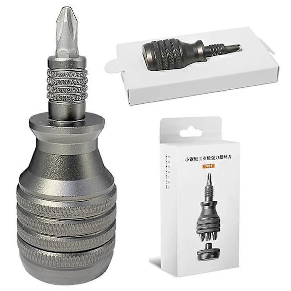 7 in 1 Mini Ruuvimeisseli Titaani Ruuvimeisseli 1/4 Tuuman Magneettinen Torx Ruuvimeisseli Kärkisarja Kodin Korjaustyökalut