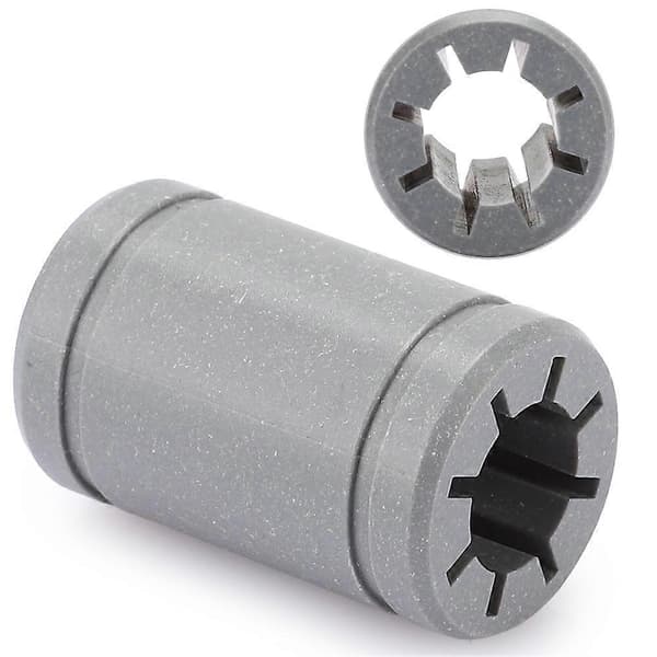 5 st 3D-skrivare Plastlager Grå Solid Polymer RJMP-01-08 för 10-30mm axeldiameter