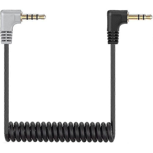3,5 mm:n TRS - TRRS -mikrofonikaapeli Sc7 2 kpl. 1/8\" uros, kierretty, suorakulmainen Mic_s
