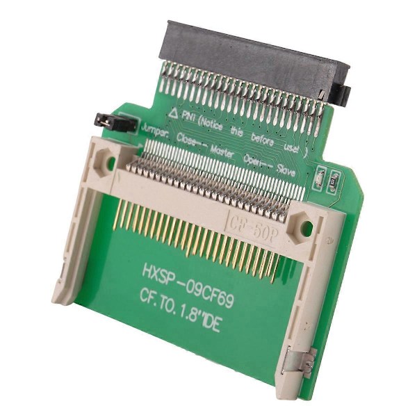 Minneskort Compact Flash till 50-stifts 1,8 tum IDE Hårddisk SSD-adapter