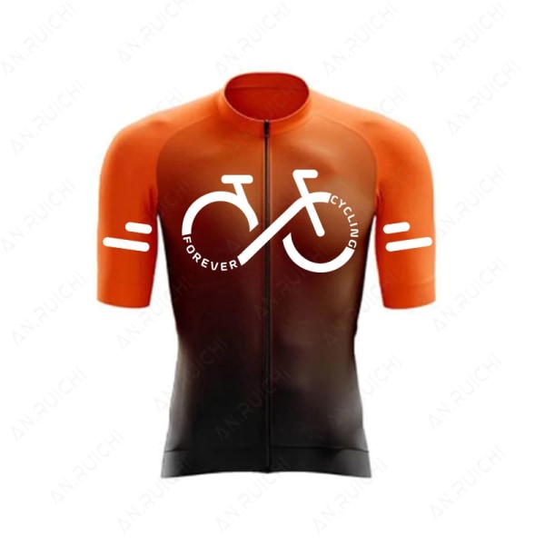Set 2023 Sommar Ropa Ciclismo Cykelkläder för herr Cykelkläder Gradient Färg Mountainbiketröja Sportkläder A4 XXL