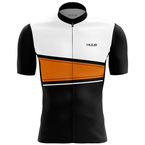 2023 HUUB Pyöräilypaita , Set kesäinen lyhythihainen vuoristopuku Ropa Ciclismo Pyöräily Maillot Pyöräilypuku Orange XS