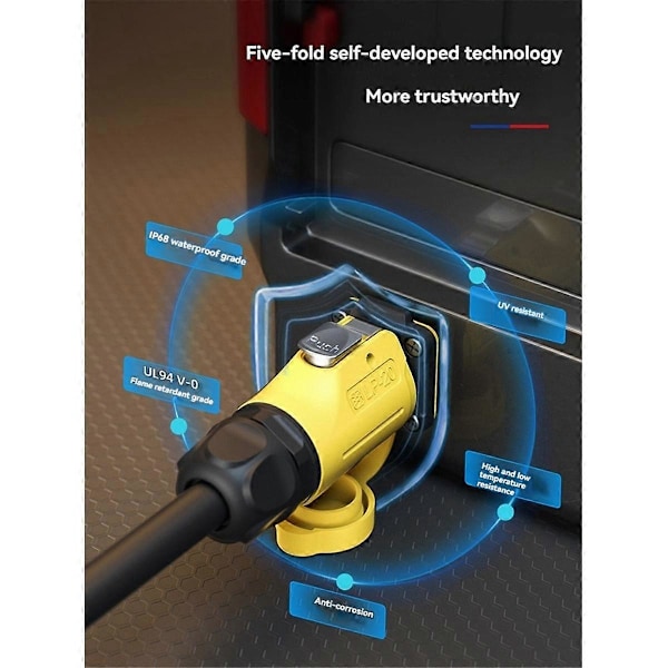 LP-20 RJ45 Vandtæt Konnektor Sæt CAT6 IP68 Vandtæt Konnektor RJ45 Panelmonteret Stik Netværkskabel Adapter B