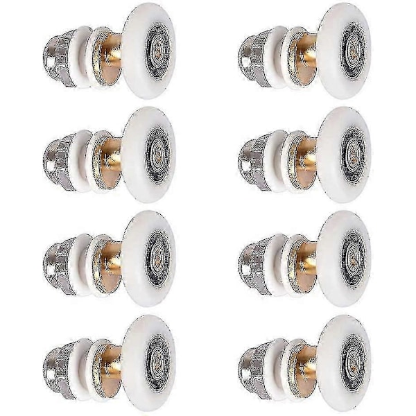 Dusjdør - Rullehjul for dusjdør skyvedører Rulleutskiftningshjul 8 stk 23mm-XX
