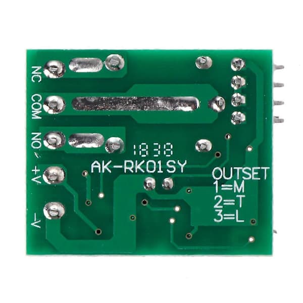 Trådløs fjernkontrollbryter for DC 12V modul universell sender mottaker