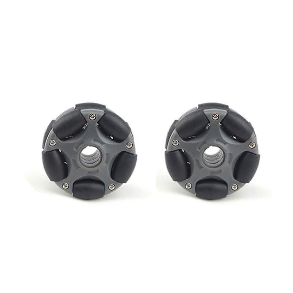 2 kpl 58 mm muovinen Omni-pyörä robotti-servomoottorille Omni-pyörä 14135