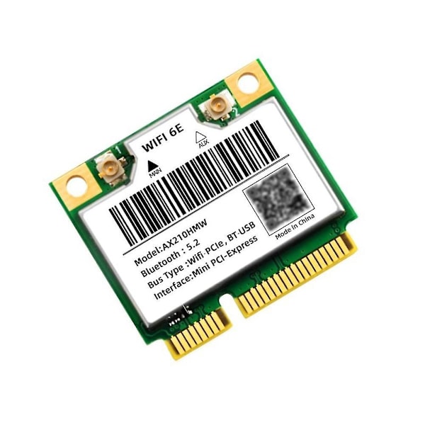 Wifi 6e Ax210hmw Mini Pcie Wifi 6 Wifi-kort Kompatibelt med Ax210 5374mbps Bluetooth5.2 802.11ax 2.4