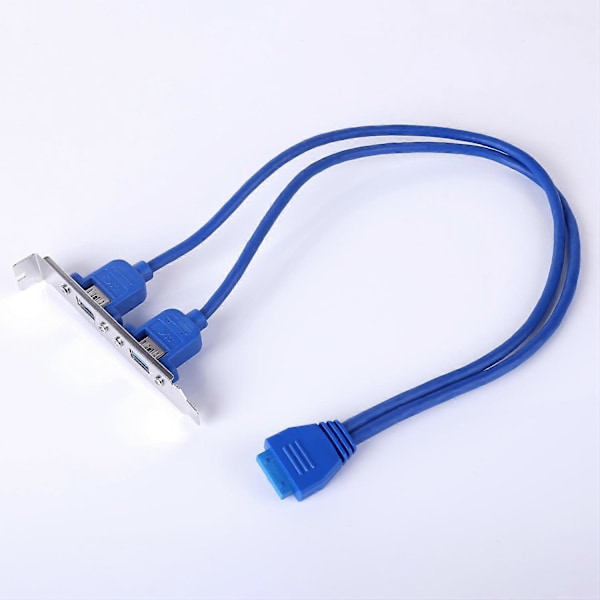 20-Pin till USB 3.0 Dubbelport Kabel Header, Förläng Din USB 3.0 Port på Moderkortet till Datorchassi B