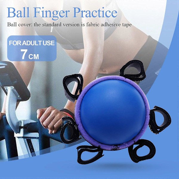 Handgrepp PU Boll Fingerövning Hemiplegi Träning Gummi Rehabilitering Träningsgrepp