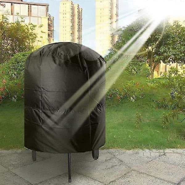 INF Rundt grilltrekk / grilldeksel Svart 58x77 cm Svart