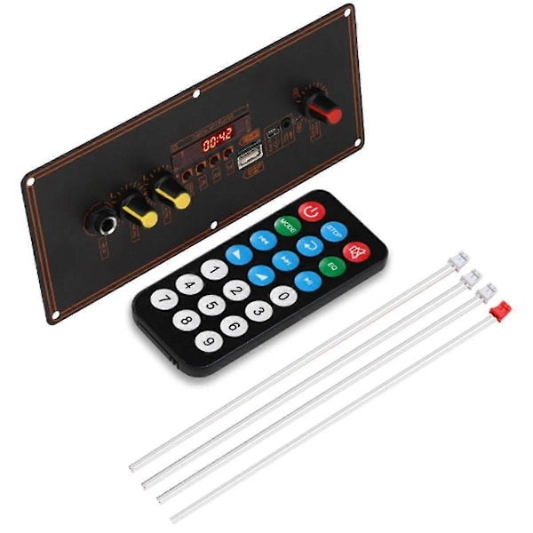 15W DIY Kotidigitaalivahvistin MP3-dekooderilevy 5V 10W Ääniteho Bluetooth FM Musiikkikaiuttimille Äänenvoimakkuuden säätö