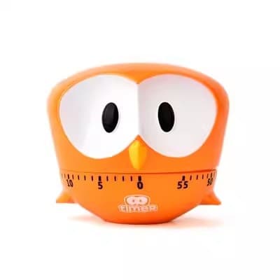 Mekanisk roterende æggeur til køkken, 0-60 minutters timer SQBB_max orange