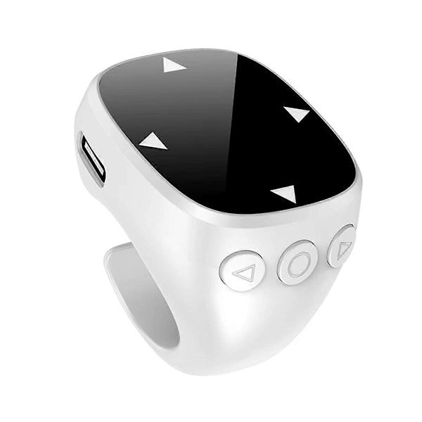 Smart Fingertoppsring Fjärrkontroll Trådlös Bluetooth Mobil Selfie Mus Selfie Video Automatisk Bläddring