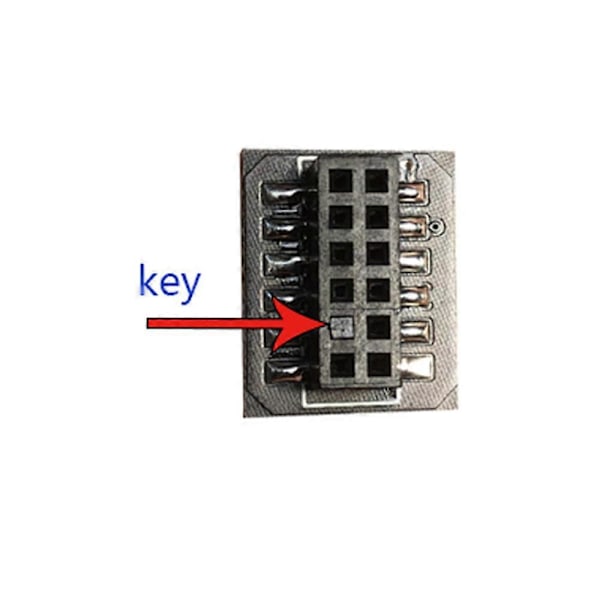 TPM 2.0 Krypteringssikkerhetsmodul Fjernkort 12 Pin SPI TPM2.0 Sikkerhetsmodul for MSI Hovedkort
