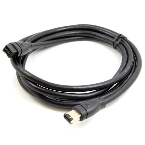 FireWire IEEE 1394B Kabel 9Pin till 6Pin 800Mbps Datakabel (1.8 Meter)