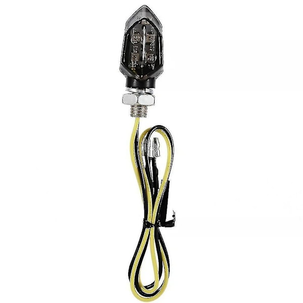 4-pack LED-blinkers Mini Rökfärgade Lins Blinkers Fram Bak MC-Ljus, 11