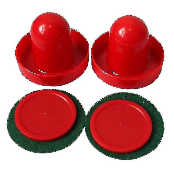 1 Setti Ilmakiekkokiekkoja Mini Ilmakiekko Pöytäkahvat Nuijat 60mm Huopatyöntimet 50mm Koti Ilmakiekot Lasten Ilmakiekko Peli -aya