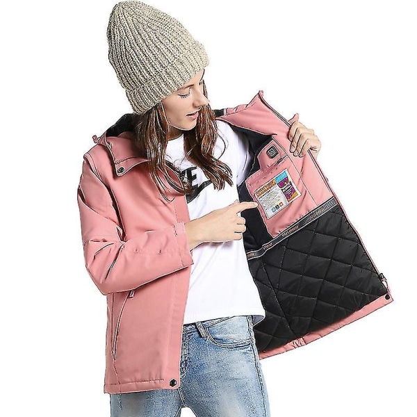 Uppvärmda huvtröjor, USB Eluppvärmning Lättvikts huvtröjor Jacka Unisex Men 4XL
