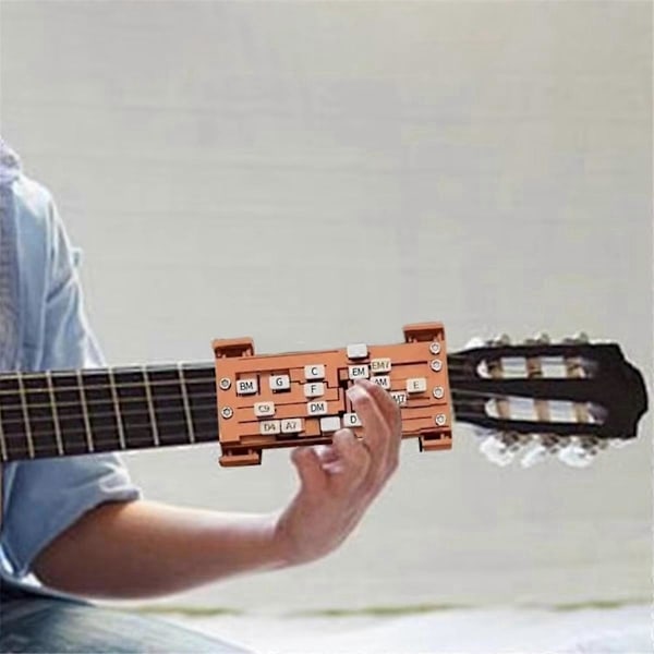 Gitarrinlärningshjälpmedel Gitarrackordtränare Gitarrövningshjälp Lärsystem för Gitarr