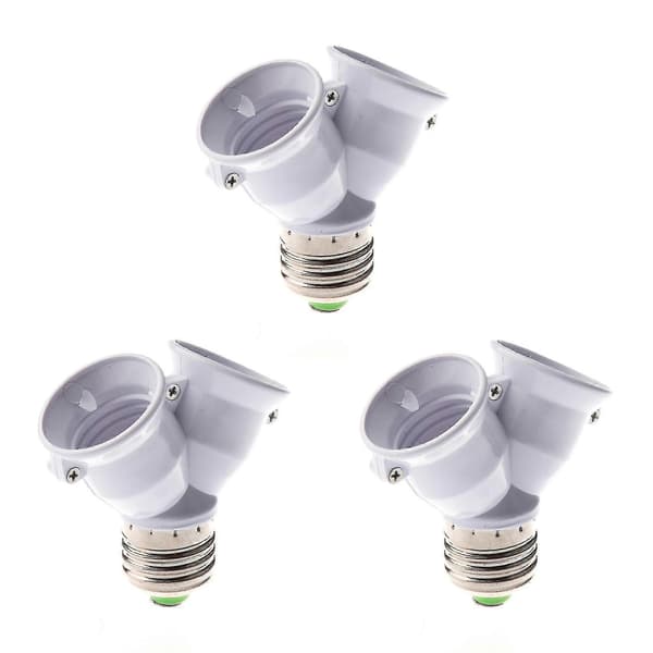 3x E27 1-2 E27 LED-lampun sovitinjakaja