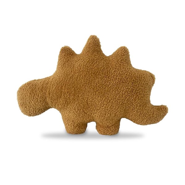 Dino Nugget Pute, Søt Dino Nugget Decor, Chicken Nugget Pute Plysj til påske Bursdagspynt, gave til barn Stegosaurus