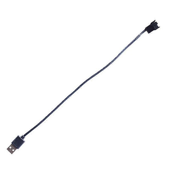10 kpl USB - 4-nastainen tuuletinadapterikaapeli Tietokoneen PC-tuulettimen virtakaapelin liitinadapteri 5V USB - tietokoneen CPU-tuuletinkaapeli