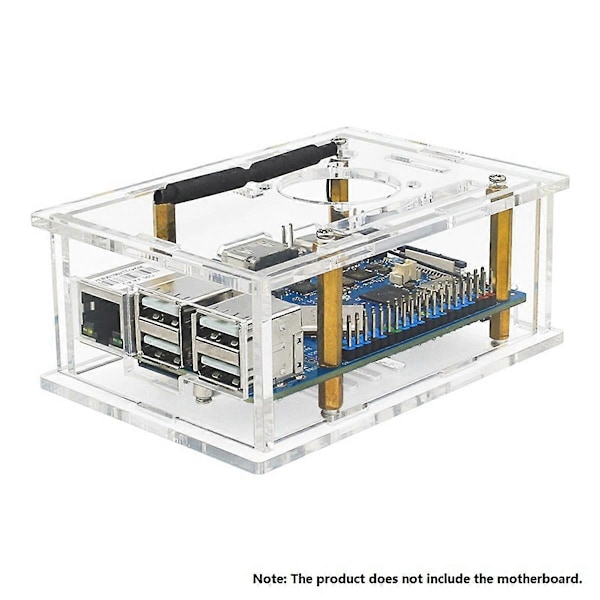 För Orange Pi 4A Fodral Akrylhölje Transparent Skal