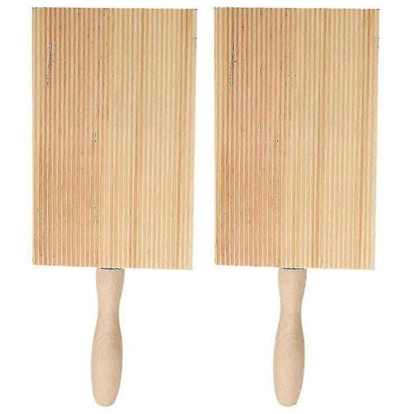 2 st Penne Pasta Nudlar Gnocchi Maker Gnocchi Paddle Board Gnocchi Verktyg Gnocchi Bräda Trä Pasta Maker