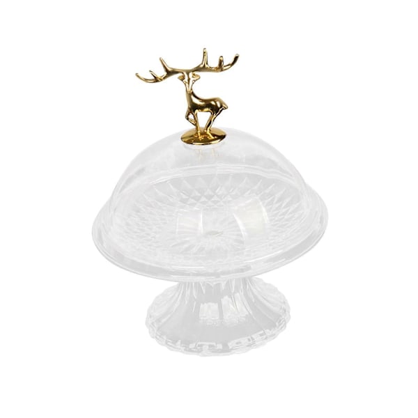 Kakefat Brødtallerken Matfat Bakebrett Oppbevaringsorganisator Multifunksjonell Skrivebordsornament Snacksdisplay Kakefat