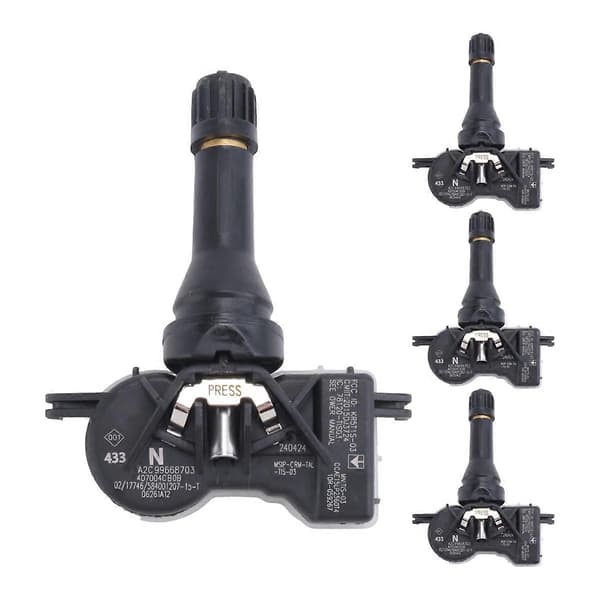 4 stk. TPMS Dekktrykksensor 407004CB0B for