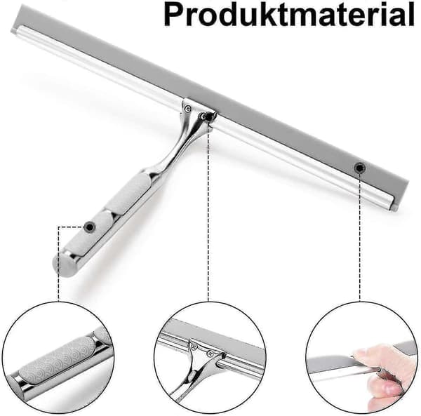 Er Squeee, Er Squeee Less Steel, 31 Cm Silikone Viskerblad