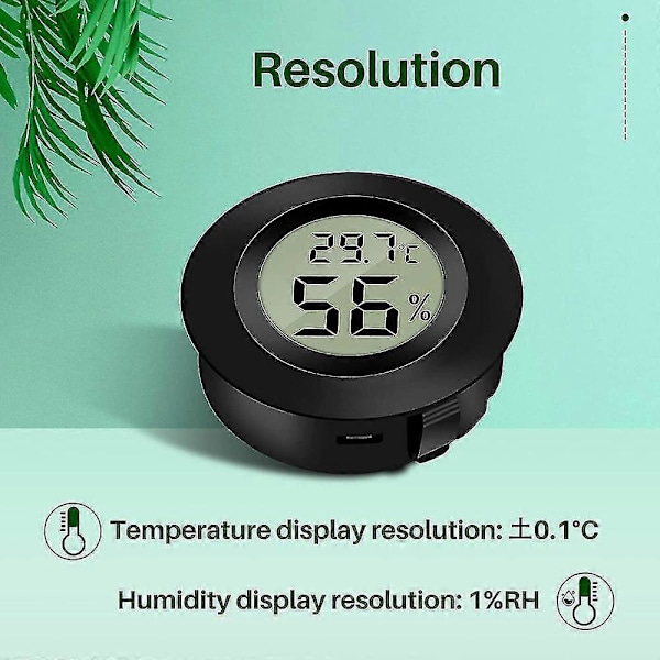 Nya Modeller Mini Digital LCD Termometer Hygrometer Temperatur Luftfuktighet Portabel Termometer Thermo Hygrometer Indikator MSM