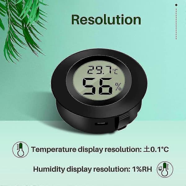 Nye Modeller Mini Digitalt LCD Termometer Hygrometer Temperatur Fuktighet Bærbart Termometer Termo Hygrometer Indikator MSM
