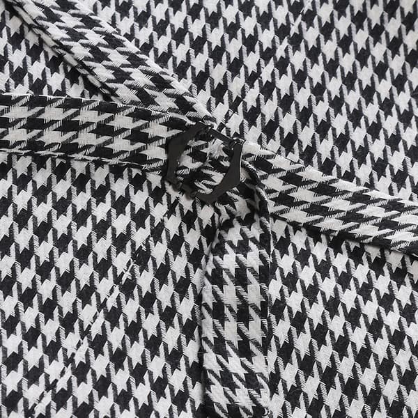 Cloudstyle Herr Casual Houndstooth Enkelknäppt Kostymväst