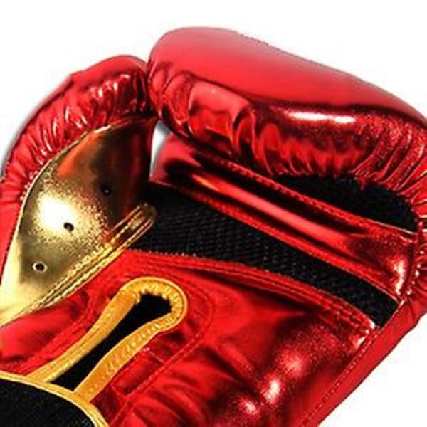 Boksehansker for menn og kvinner, Muay Thai Kick Boxing Lær Sparring Heavy Bag Workout Mma Pro Lærhansker Votter
