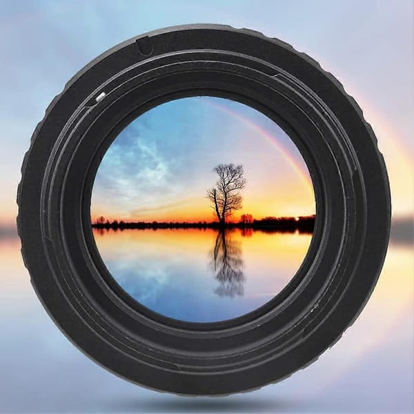 1 stk. T2-EOS Teleskop Adapter Ring, Metal Lens Adapter Ring til 2 Tommer Teleskoper til Canon EOS Mount