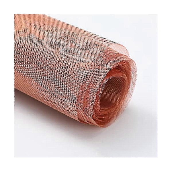 12 tum X 120 tum Kopparnät Skärm 40 Mesh Ren Kopparskärm Vävd Trådnät Skärm Metallskärm