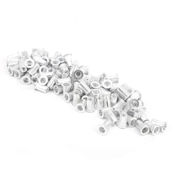 Aluminium Flat Head Trekknaglemutter 5mm WJ30045M5 - 100 stk