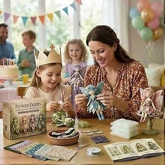Ny Fairy Patchwork DIY-kollektion, sjovt blomsterfe-patchwork-sysæt
